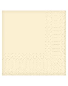 13IN/33CM 2PLY TISSUE CREAM NAPKIN 2000 P/CASE 180377
