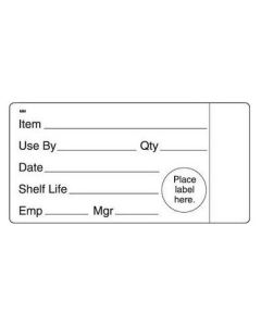 FOOD PREP LABELS 500 PER ROLL