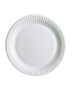 7INCH PAPER PLATE DESSERT 18CM 1000 PER CASE