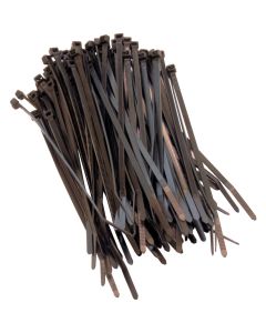 BLACK CABLE TIE 300MMx3.6MM 100 PER PACK
