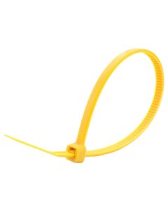 CABLE TIES 203mmX4.6mm YELLOW 100 PER PACK