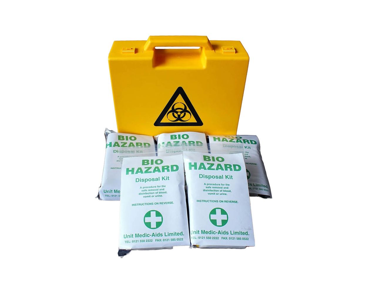 BODY SPILLAGE KITS x5 APP WITH CASE