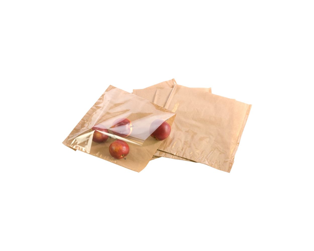 8.5*8.5 BROWN KRAFT WINDOW BAG PACK X 1000