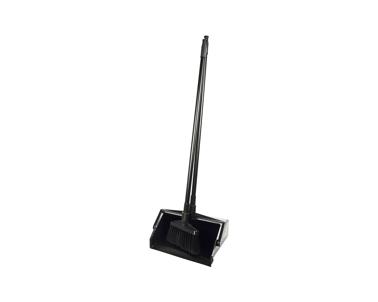 BLACK LOBBY DUSTPAN AND BRUSH SET (SYR)