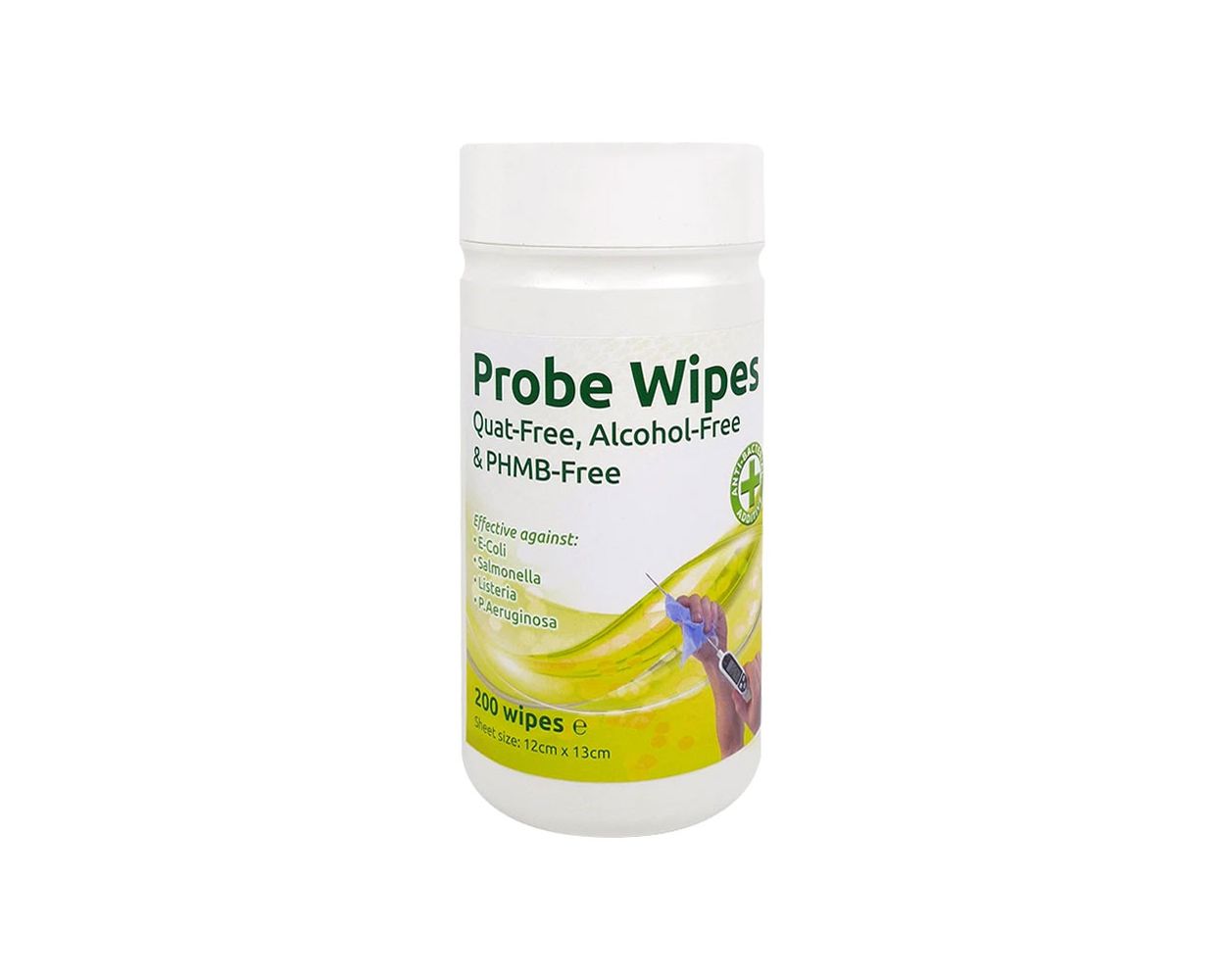 NON ALCOHOLIC PROBE WIPES x200 ECOTECH ETPW200AFQF