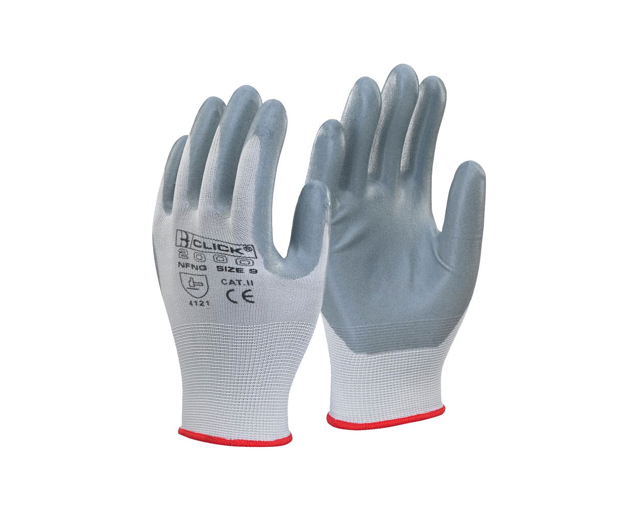 NITRILE FOAM NYLON GLOVE X-LARGE (SIXE 10)