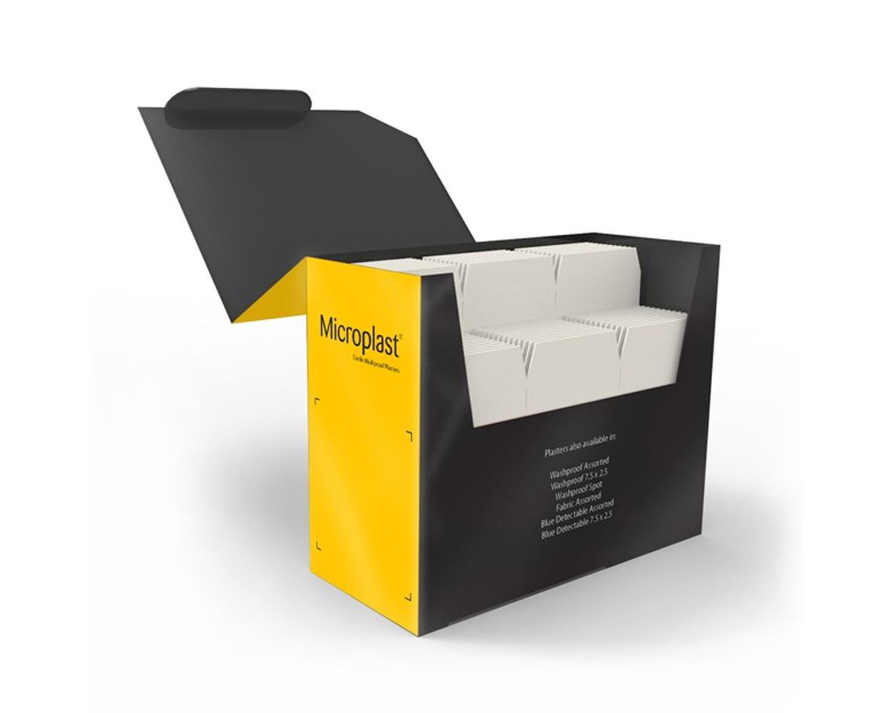 WASHPROOF ASSORTED PLASTERS BOX X 100 86922