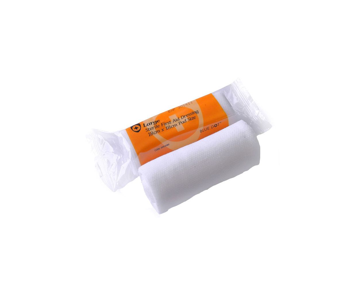 LARGE HSE DRESSING 18CMx18CM STERILE UNBOXED 30FLG180