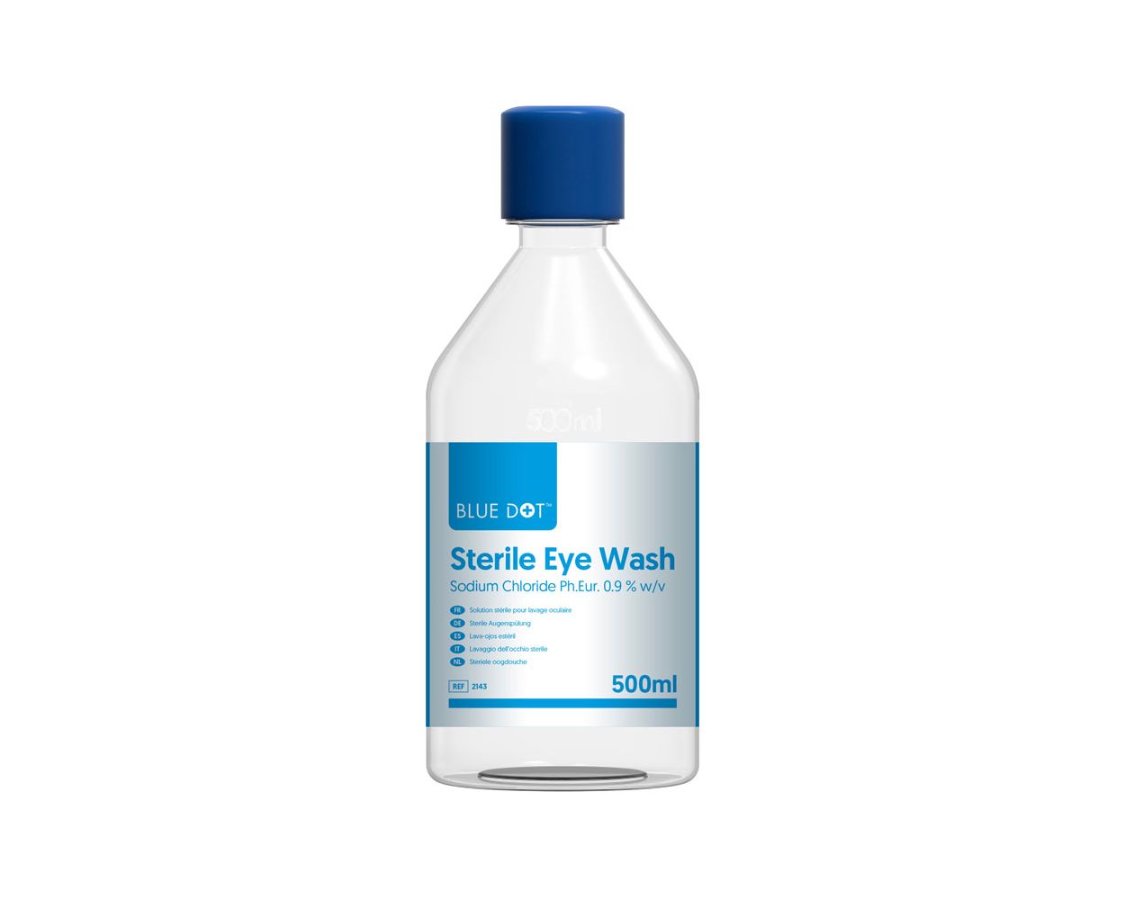 STERILE SALINE EYE WASH 500ML EACH 2143