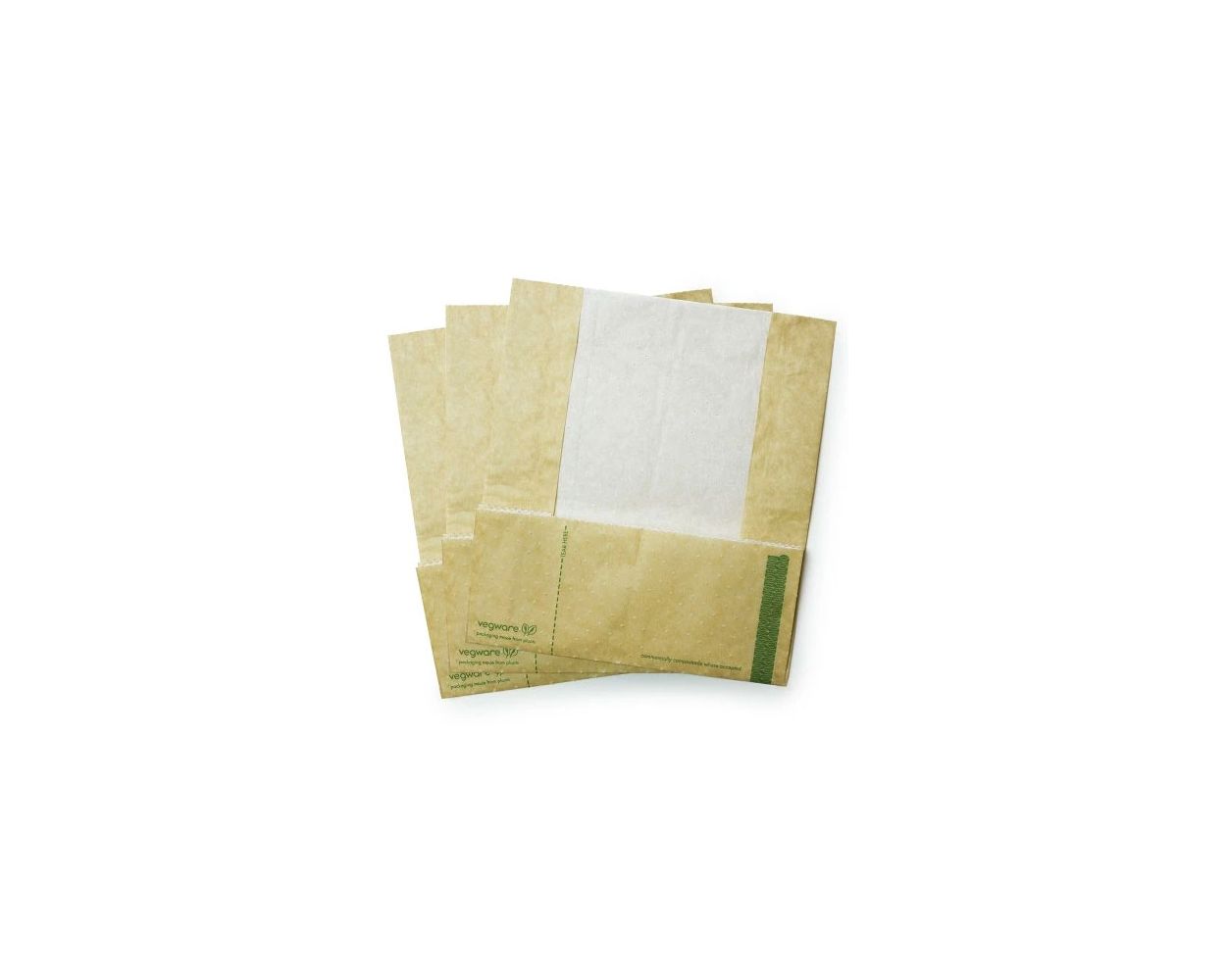 THERMA PAPER POUCH 8x2x9" HOT & CRISPY - CASE X 500