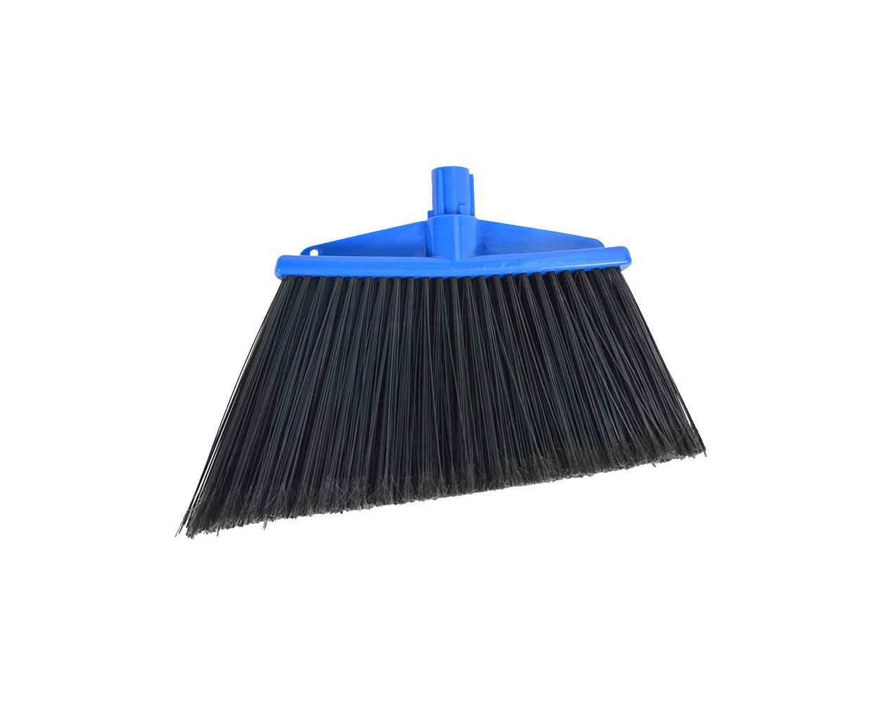 ANGLED BROOM BLUE WITH BLACK FLAGGED BRISTLES   940165-FLGD