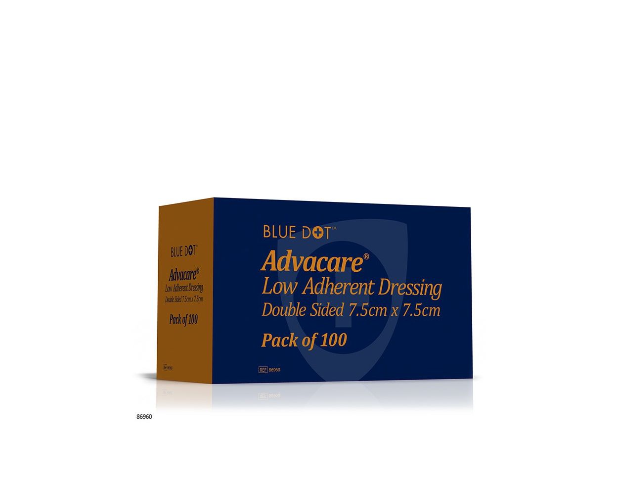 LOW ADHERENT DRESSING PAD 7.5x7.5CM CASE/100 86960