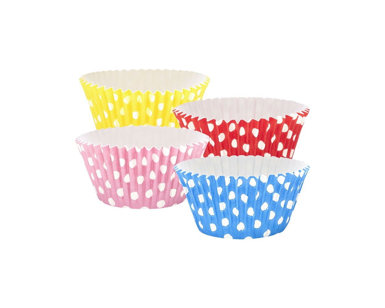 POLKA DOT BUN CASES PACK X 1000 (2 X 500)
