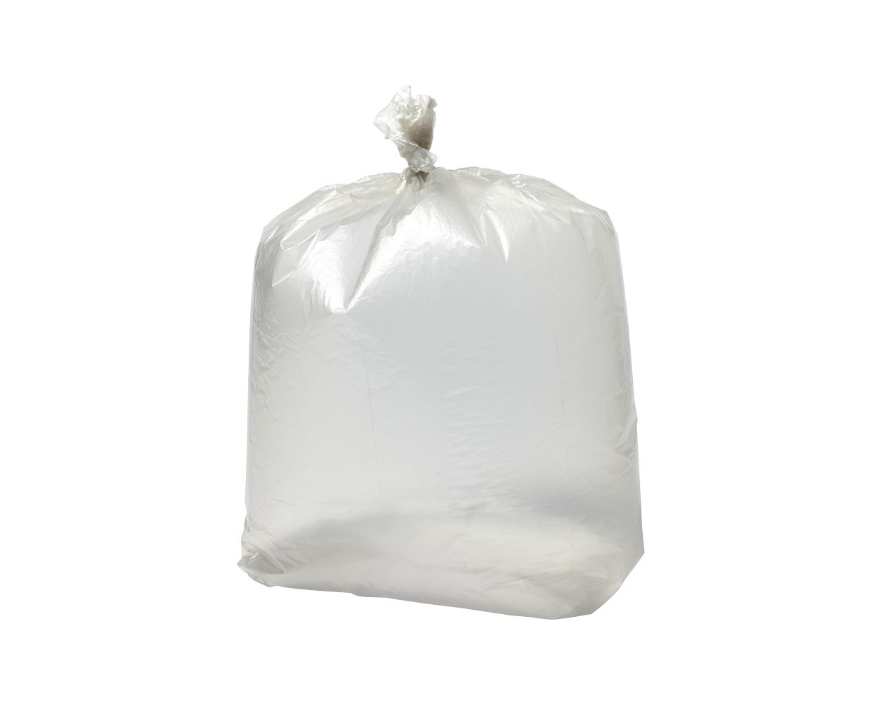 CLEAR EXTRA H/D COMPACTOR SACK 20KG 100/CASE 20x34x45" HIPPO