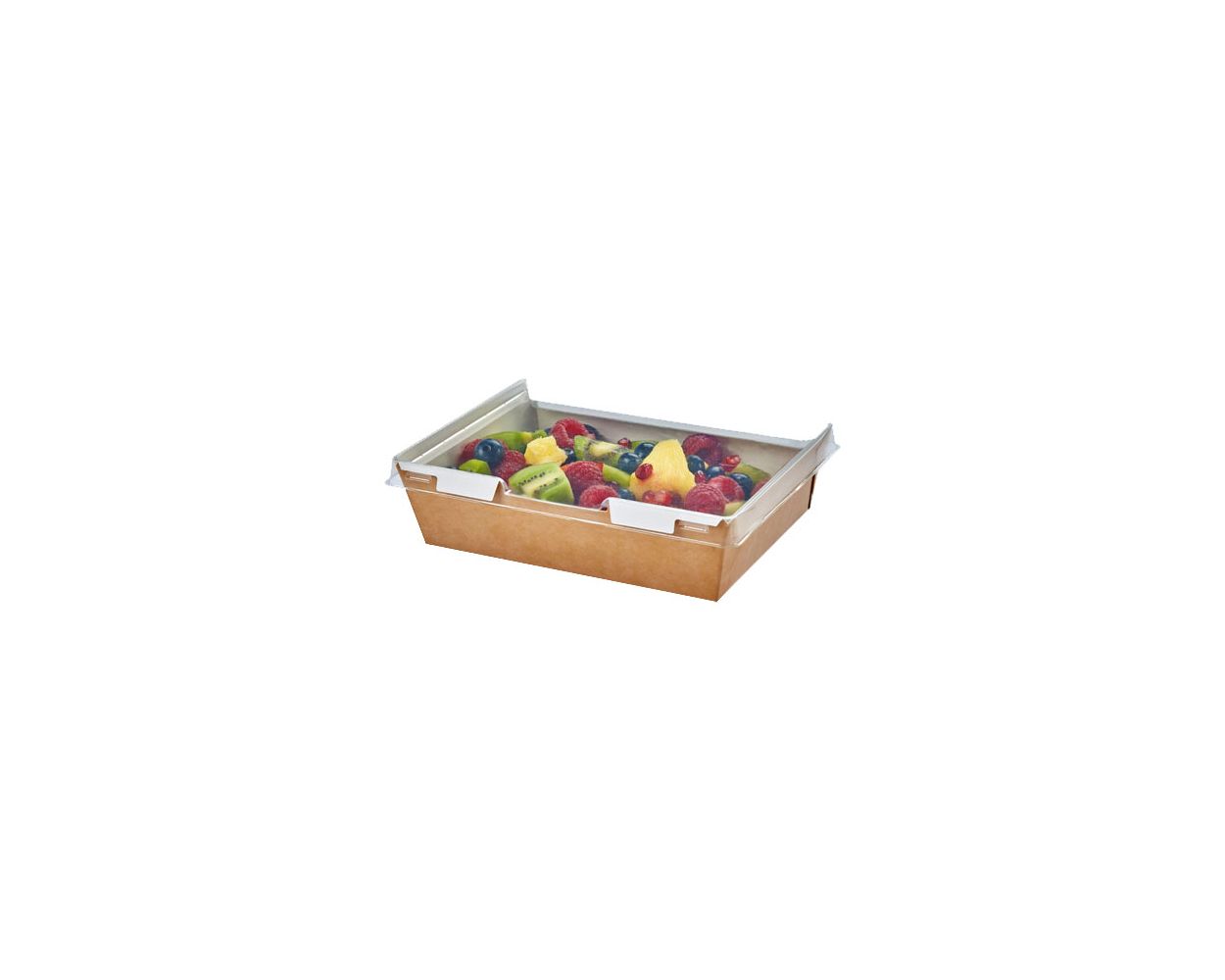 COMBIONE TRAY WITH LID KRAFT 1280ML CASE X 200