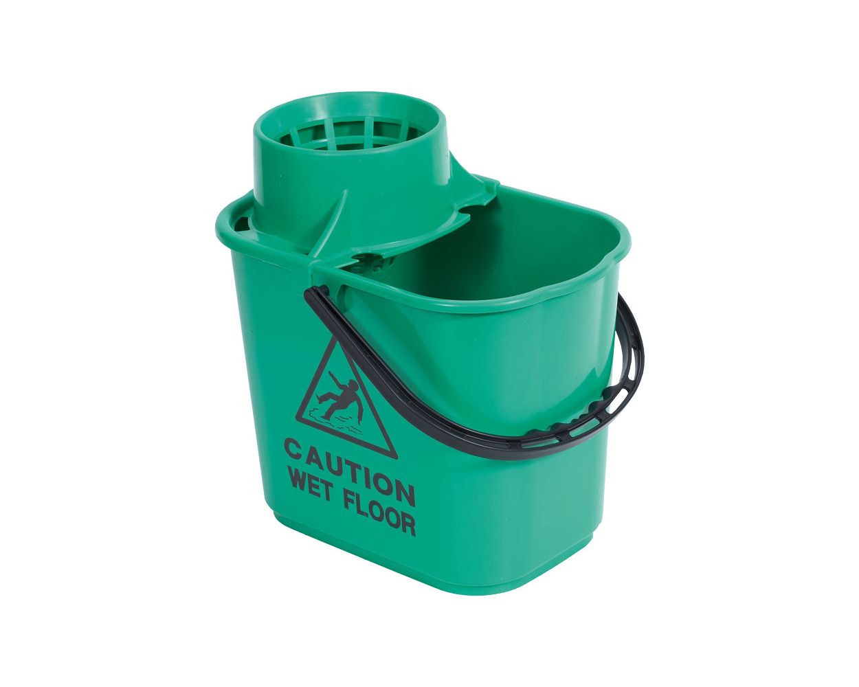 15L PROF MOP BUCKET WITH HIGH PROFILE WRINGER GREEN