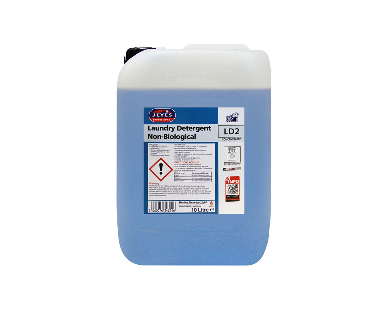 JEYES NONBIO LAUNDRY DETERGENT LD2 10LTR