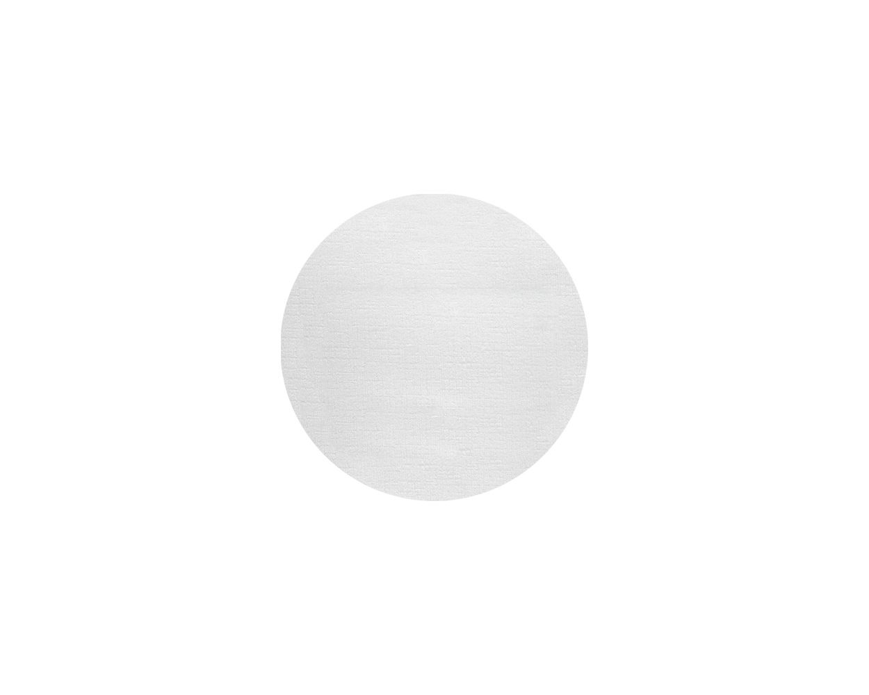 WHITE ROUND EVOLIN TABLECOVERS 240CM CASE/10 171140