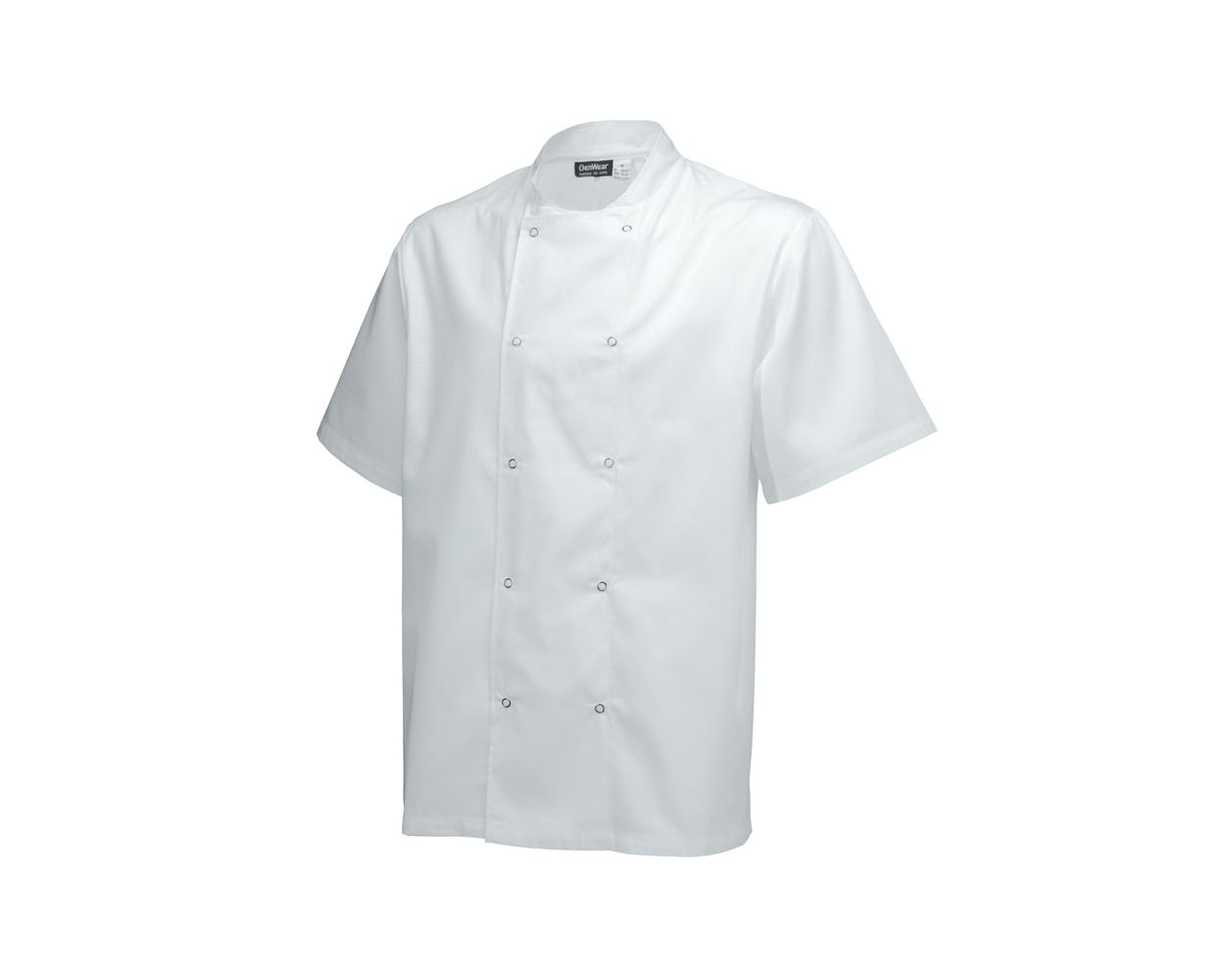 BASIC STUD JACKET SHORT SLEEVE WHITE MEDIUM