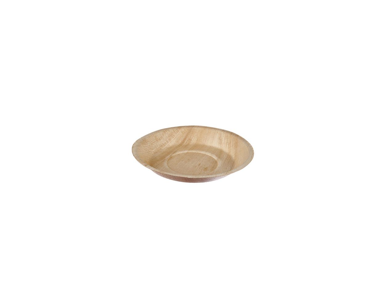 PALM LEAF ROUND PLATE 24CM CASE X 100