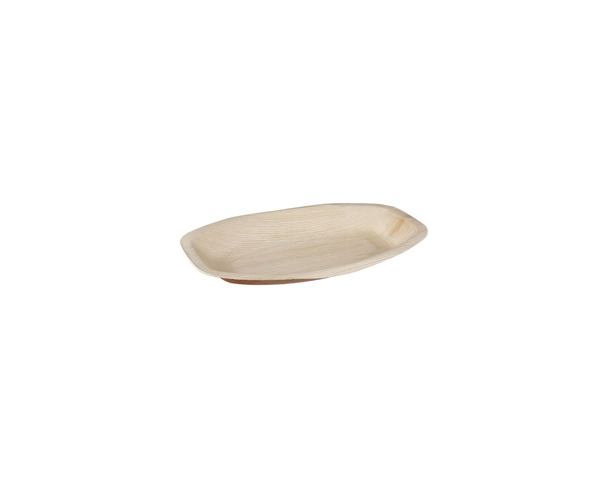 PALM LEAF RECTANGLE/OVAL PLATTER 29x19x2.5CM 100/CASE