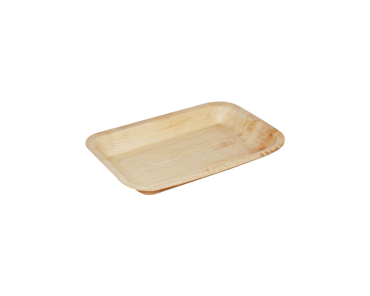 PALM LEAF RECTANGULAR PLATE 25x17CM CASE X 100