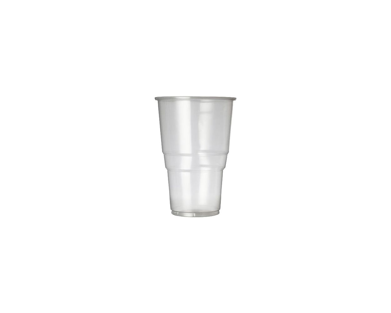 OXO BIODEGRADEABLE FLEXY GLASS PINT TO RIM CE MARKED  1000/CS