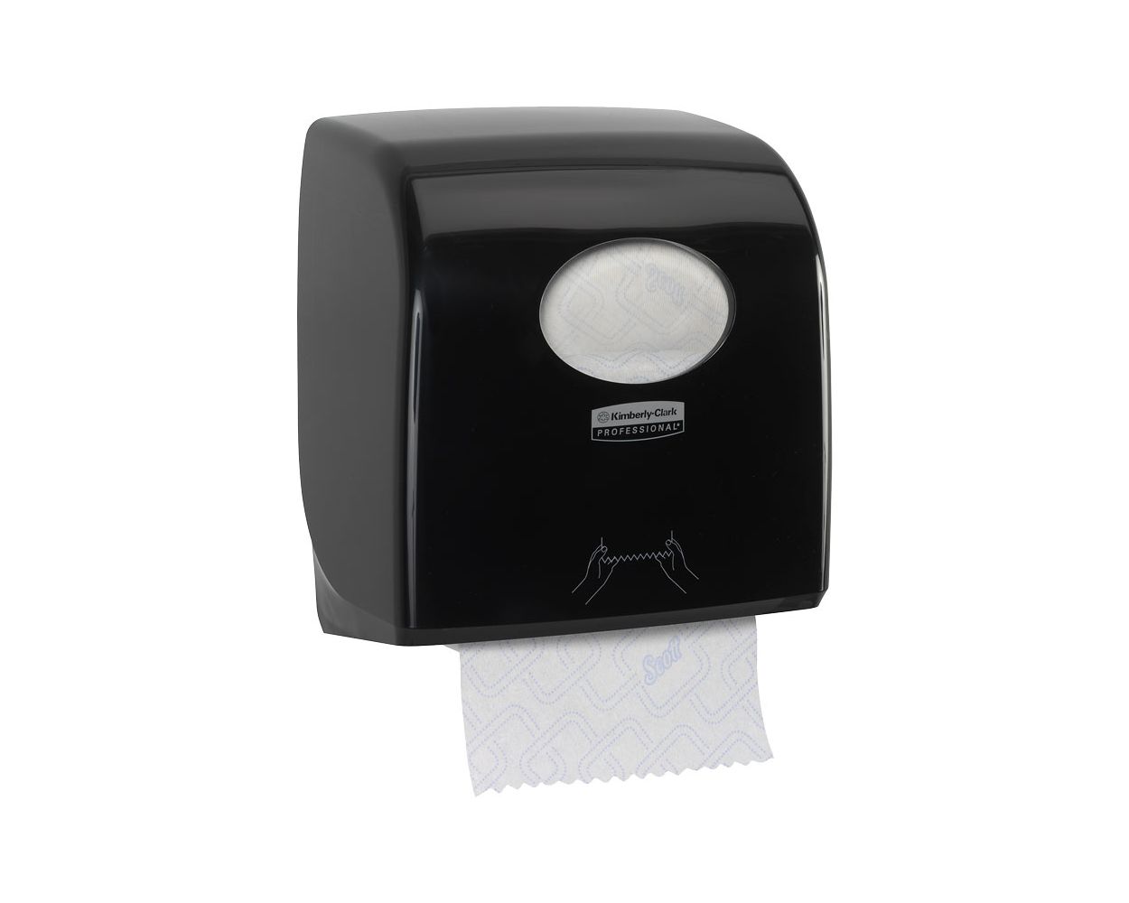 AQUARIUS ROLL HAND TOWEL DISPENSER - BLACK