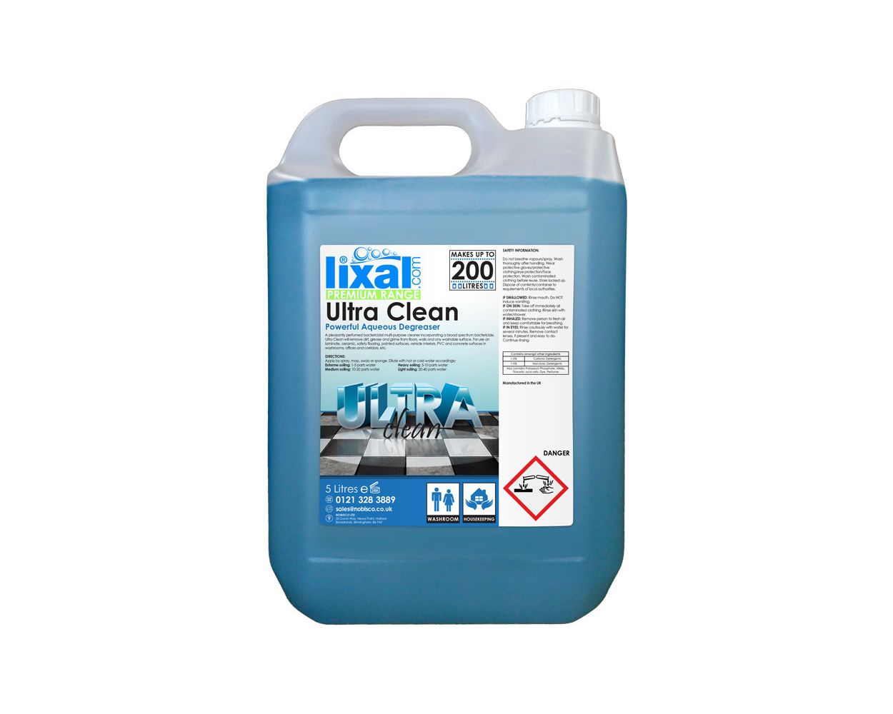 LIXAL ULTRA CLEAN - 5L HARD SURFACE CLEANER