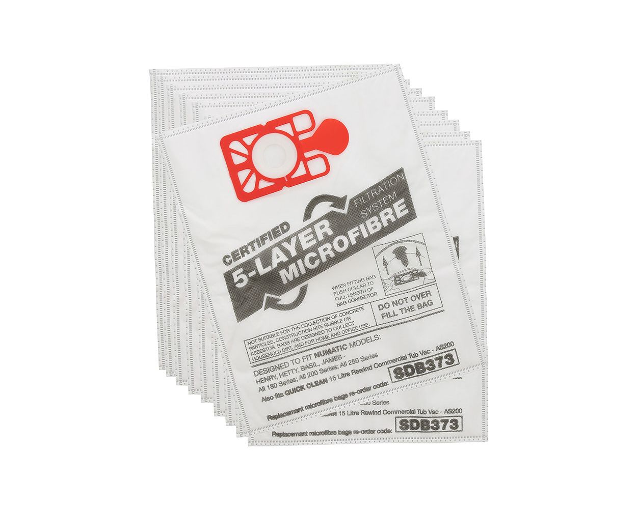 MICROFIBRE HENRY VACUUM BAG PACK/10   SBD373