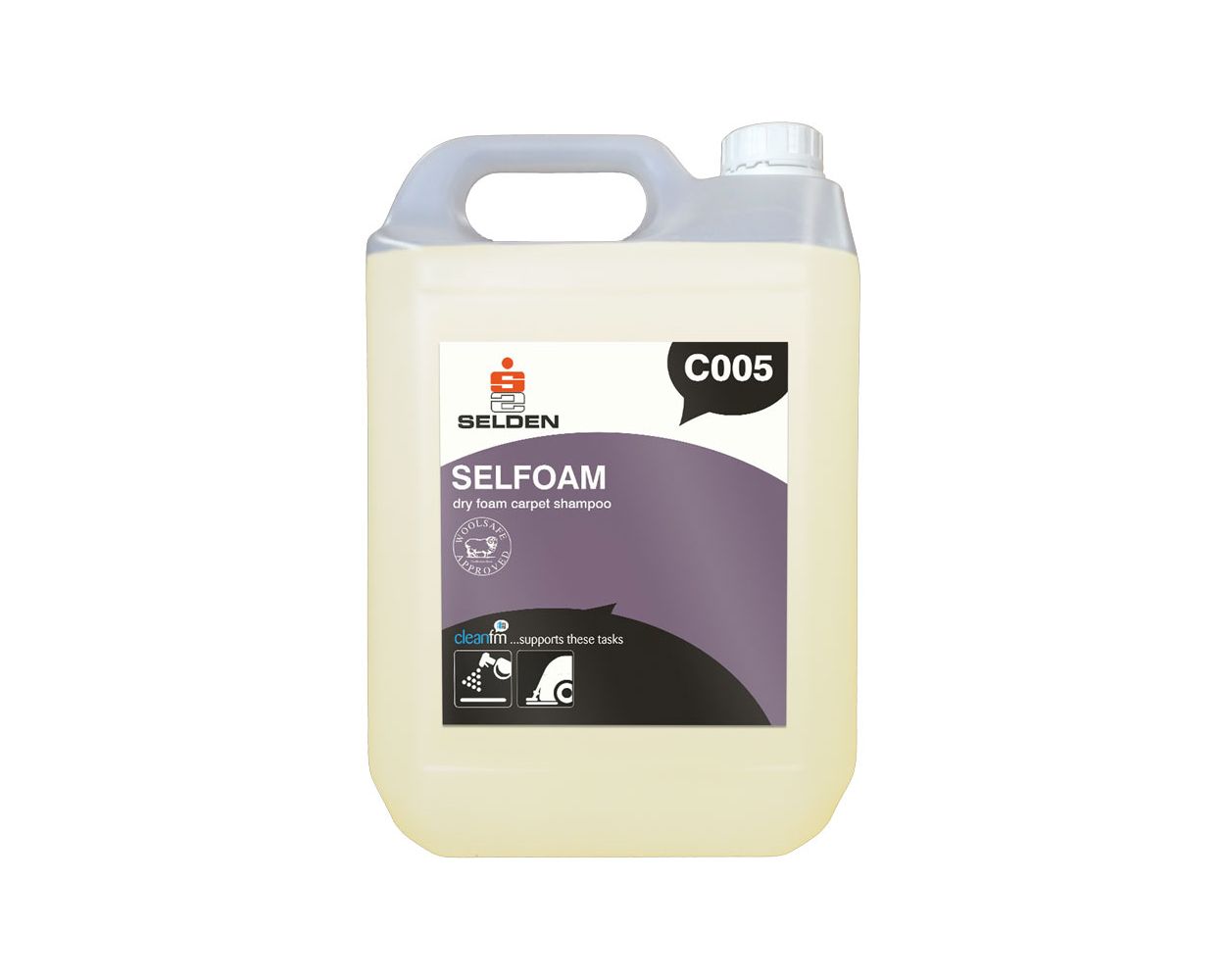 SELFOAM DRY FOAM CARPET SHAMPOO 5 LTR