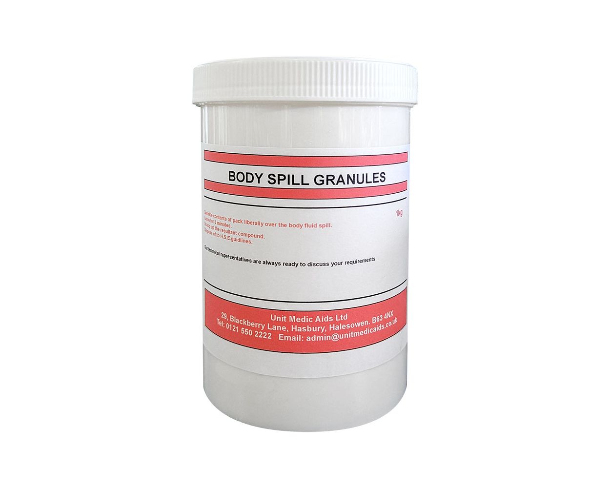 EMERGENCY SPILLAGE COMPOUND 1KG TUB
