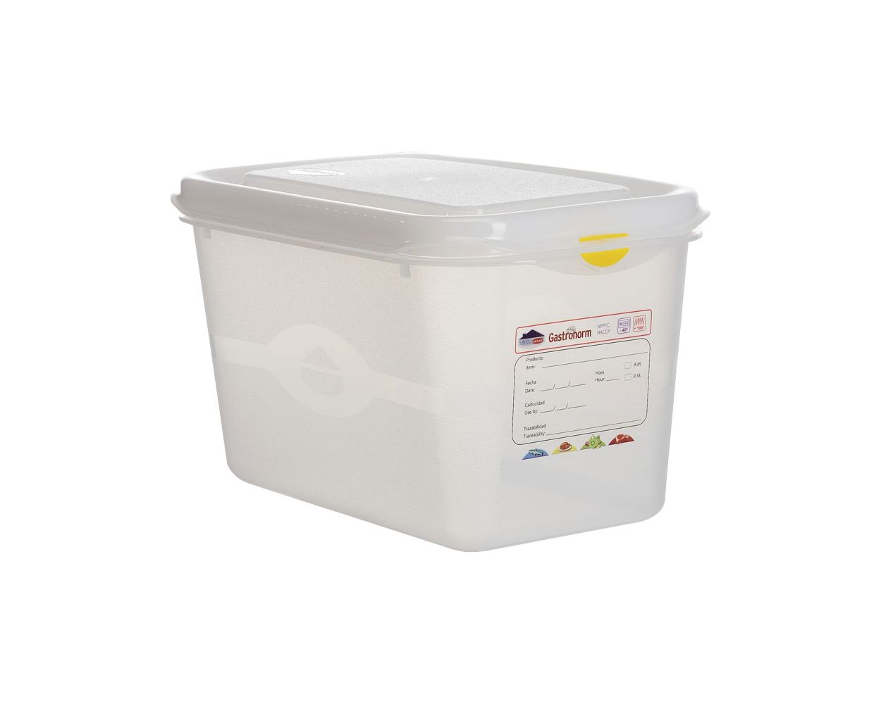 GN STORAGE CONTAINER 1/4 150MM 4.3LTR  PACK/6