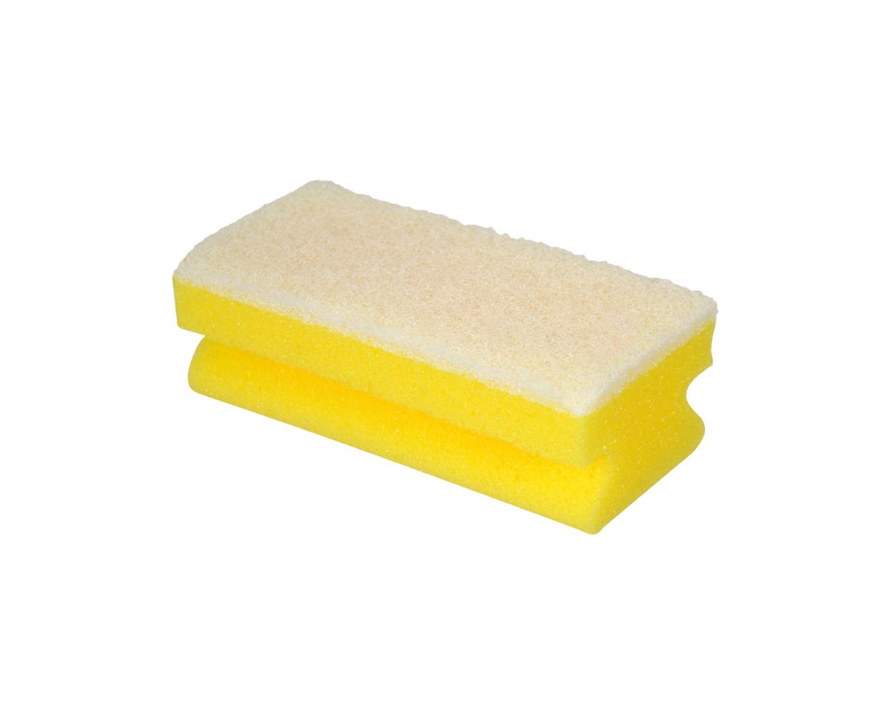 WHITE NON ABRASIVE SPONGE WITH GRIP   PACK X 60     970460