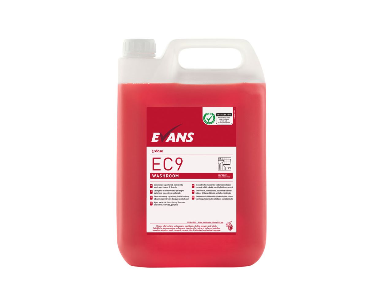 EC9 WASHROOM CLEANER 2x5LTR EC9 WASHROOM CLEANER 2x5LTR