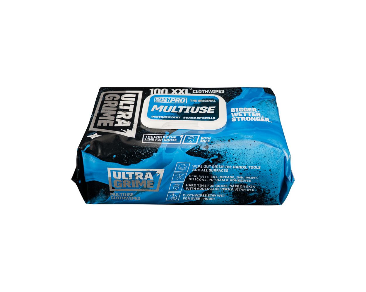 ULTRA GRIME XXLPLUS WIPE 38x25CM 100 PER PACK
