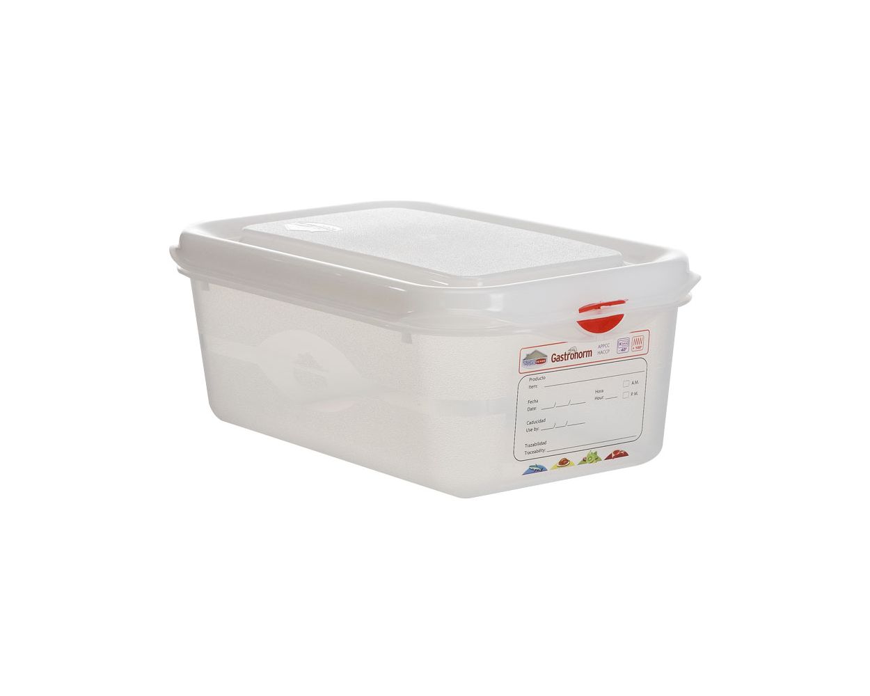 POLYPROP GASTRONORM 100MM 1/4 SIZE   PACK X 6