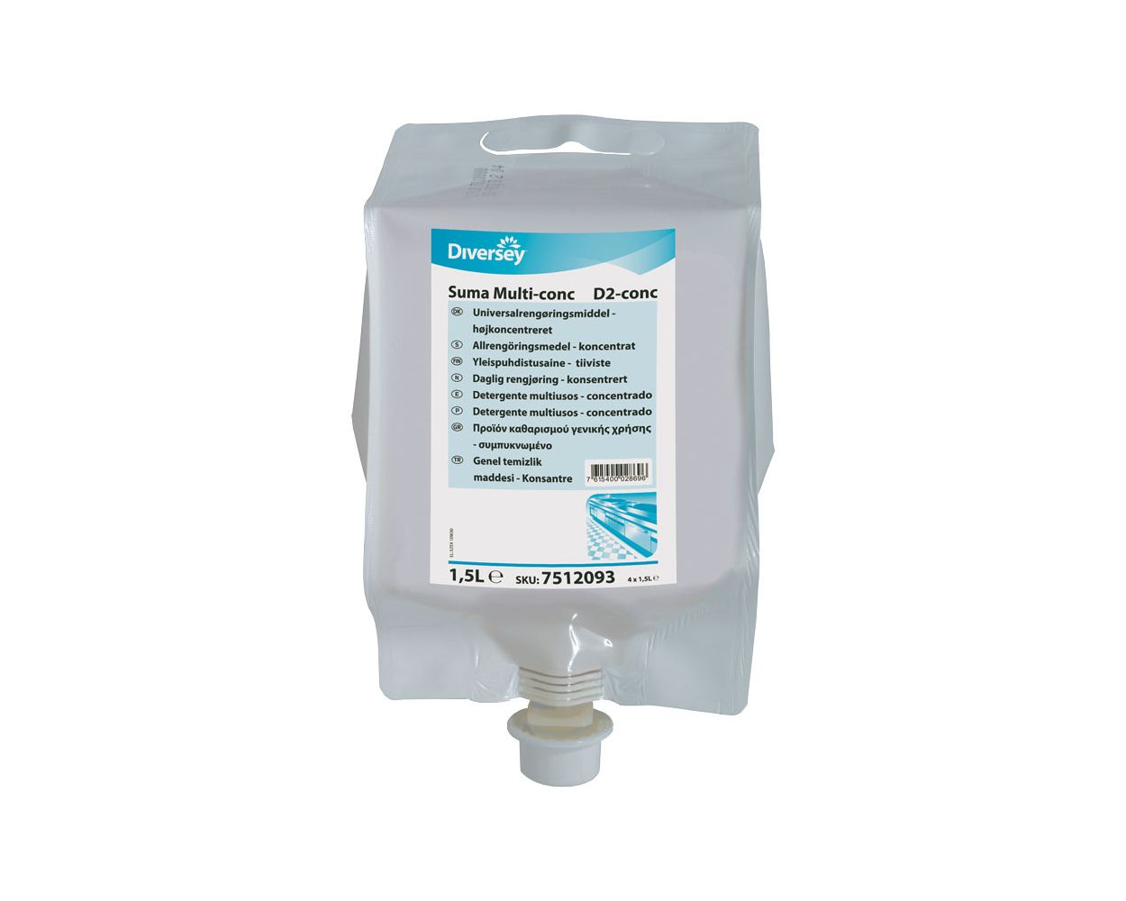 SUMA D2 MULTI CONC MULTI SURF. DEGREASER - 4x1.5L PER CASE