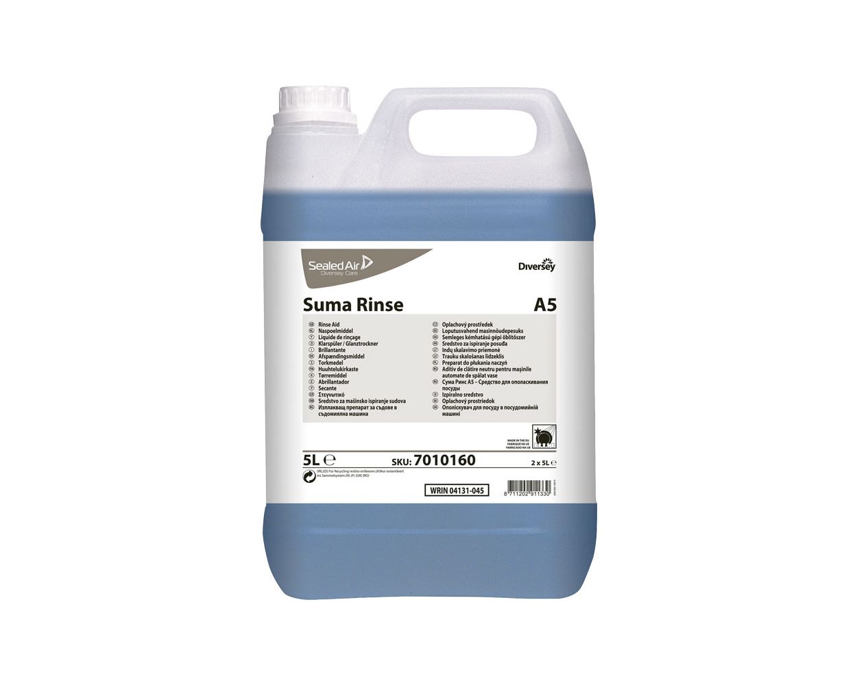 SUMA RINSE A5 RINSE AID 2x5L PER CASE 7010160