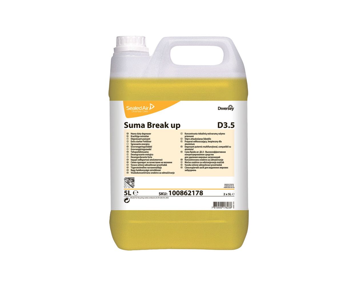 SUMA BREAKUP D3.5 HD DEGREASER 2*5L PER CASE 7512054