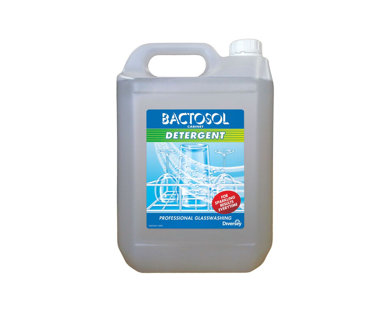 BACTOSOL CABINET GLASS WASH DETERGENT 2x5L P/CASE J043580