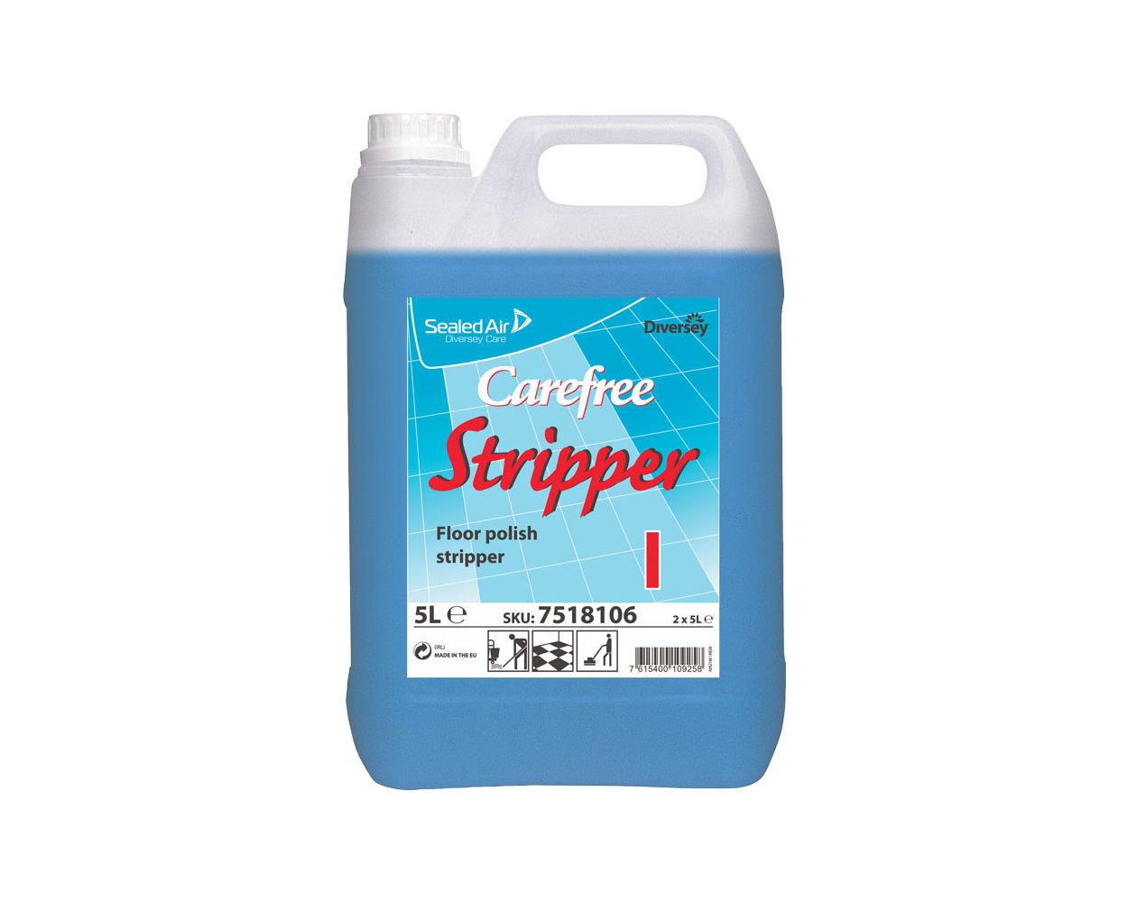 CAREFREE STRIPPER FLOOR POLISH STRIPPER 2X5L
