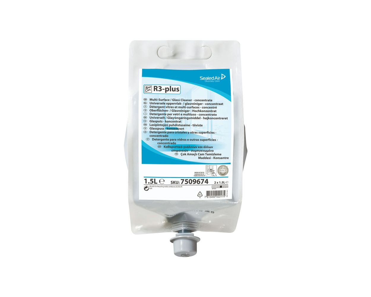 ROOMCARE R3+ GLASS CLEANER DIVERMITE SYSTEM 2x1.5L ROOMCARE R3+ GLASS CLEANER DIVERMITE SYSTEM 2x1.5L