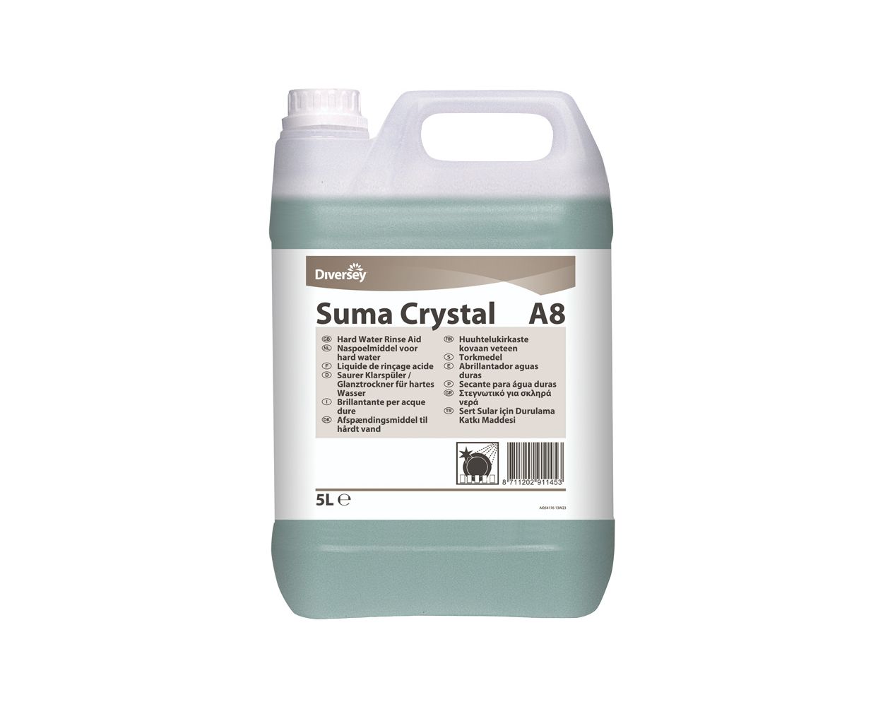 SUMA CRYSTAL RINSE AID A8 2x5L PER CASE