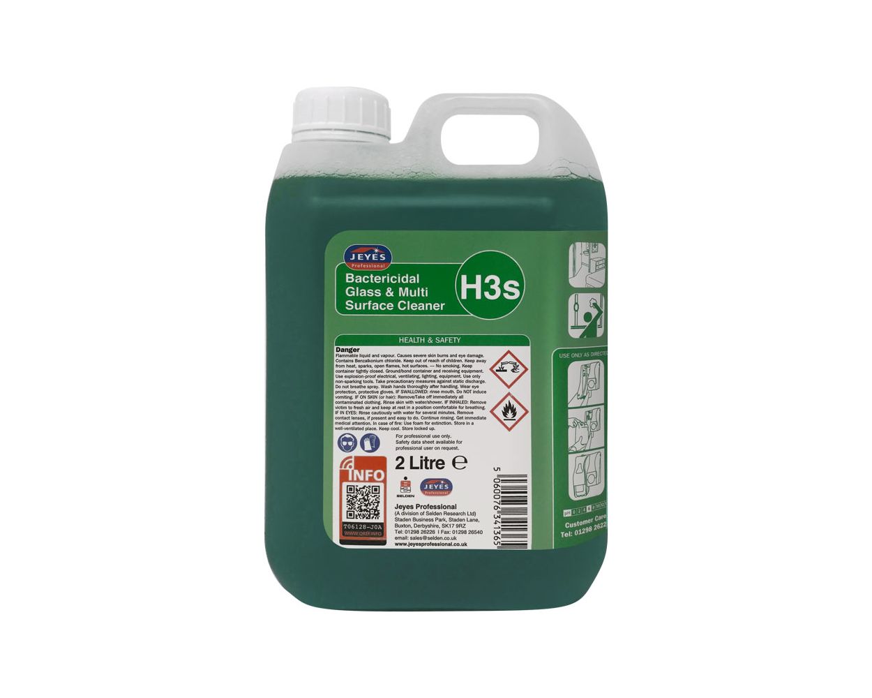H3 GLASS&MULTI SURFACE CLEANER 2x2LTR H3 GLASS&MULTI SURFACE CLEANER 2x2LTR