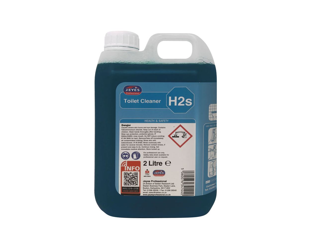 H2 TOILET CLEANER CONC 2x2LTR
