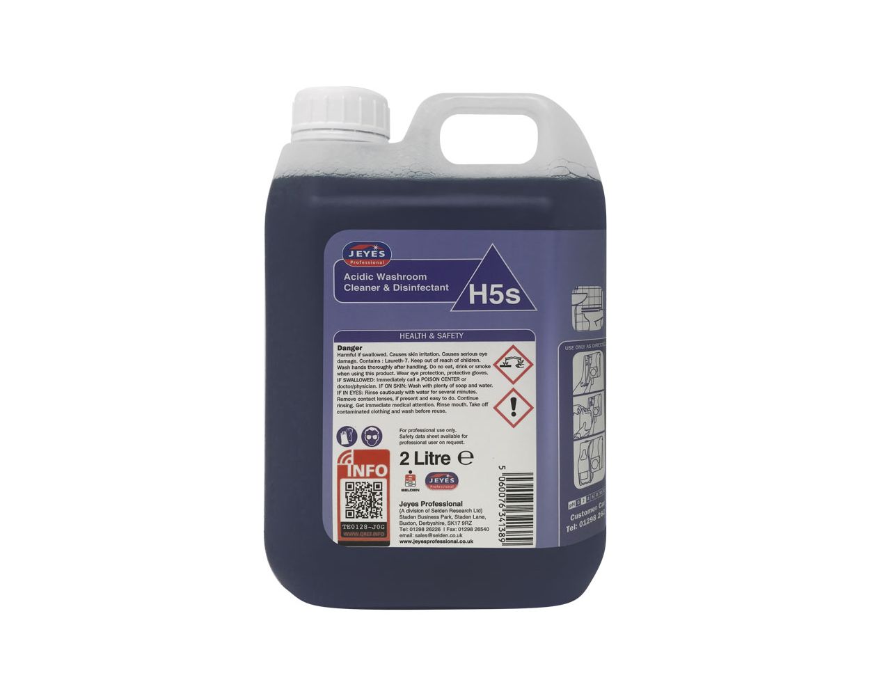 H5 2x2LTR ACIDIC WASHROOM CLEANER