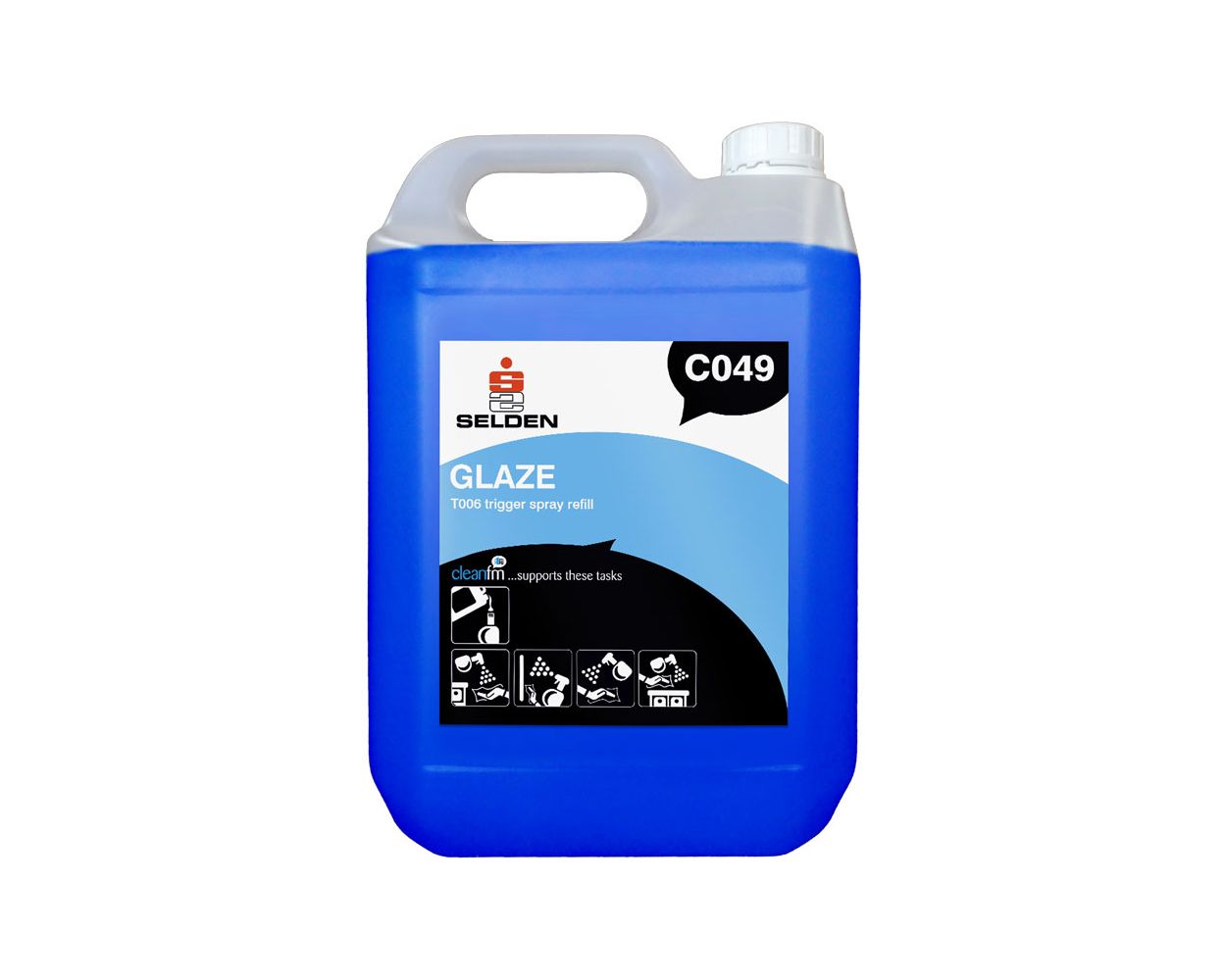 GLASS CLEANER 5L C049 GLAZE/GLASS CLEANING GLOSS GLASS CLEANER 5L C049 GLAZE/GLASS CLEANING GLOSS