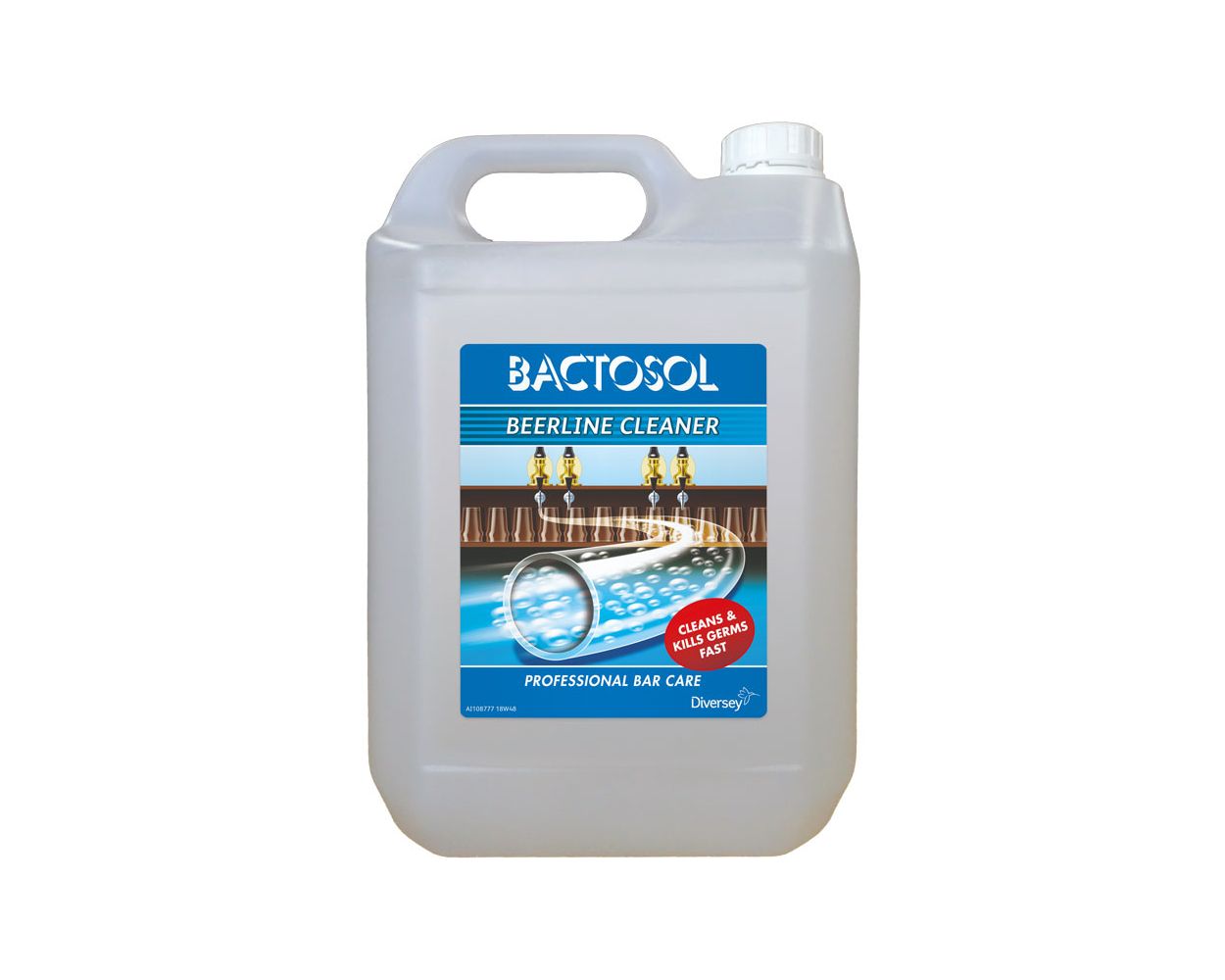 BACTOSOL BEERLINE CLEANER CHLORINATED 2x5L PER CASE