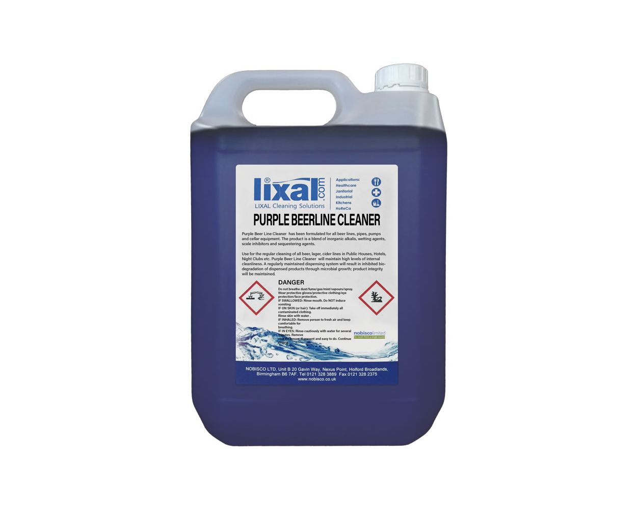 PURPLE BEER LINE CLEANER 2x5L